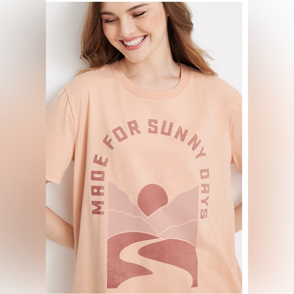 Maurices Sunny Days Graphic Tee Size XL